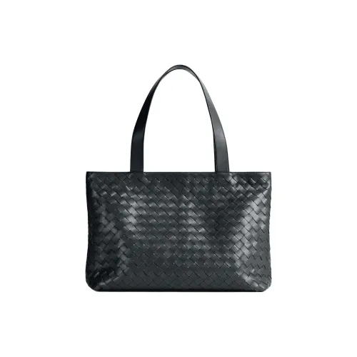 Bottega Veneta Intrecciato Телячья кожа Сумка Маленькая Мужская Серого цвета