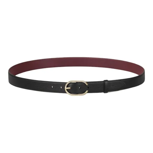 Cartier Коровья кожа кожа кожа с золотым покрытием ремни унисекс черный 3 см