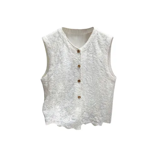 SIBAISHE Абрикос Женские Жилеты