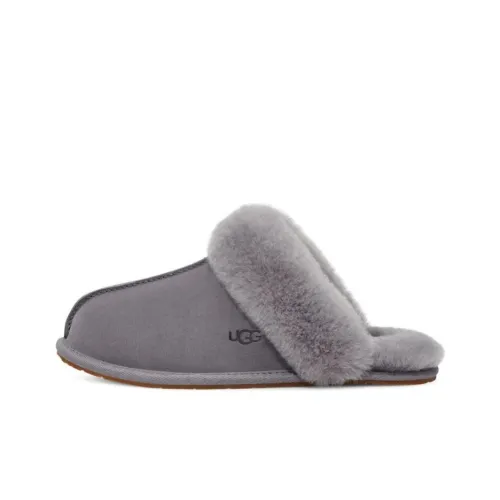 UGG Scuffette II противоскользящие домашние тапочки для женщин серые