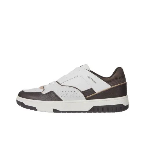 Tommy Hilfiger TRAINERS Баскетбольные кроссовки Низкий верх Белый Коричневый Мужской