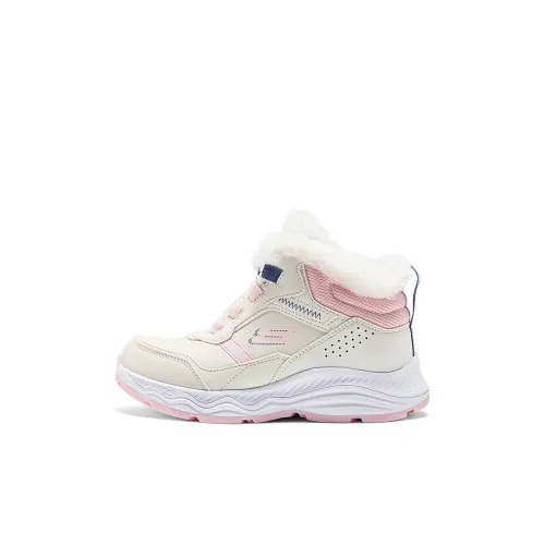 Сноубутсы Skechers Kids MID Топ Бежево-розовый Kids