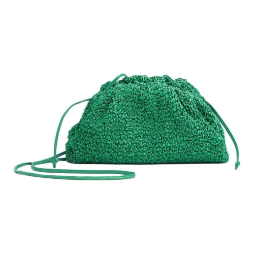 Bottega Veneta POUCH Cloud Сумка Клатч Сумка через плечо Мини Женская Зеленая