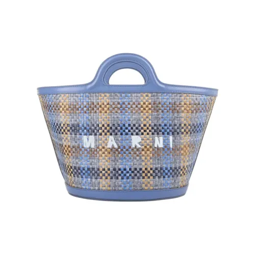 MARNI TROPICALIA Полиамид Тоут Сумка Сумка для покупок Сумка Женская Синяя