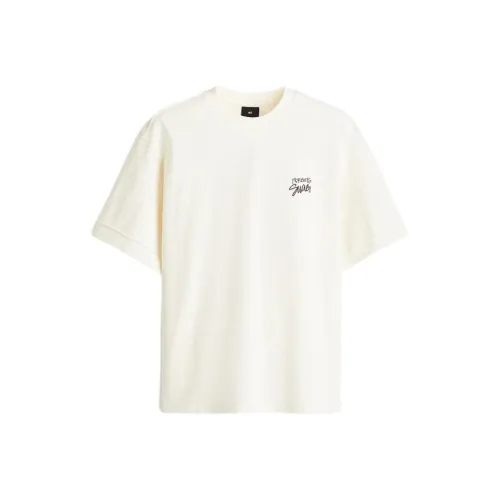 H&M Белые Мужские T-рубашки