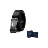 Чёрная металлическая пряжка (тёмно-синяя коробка)