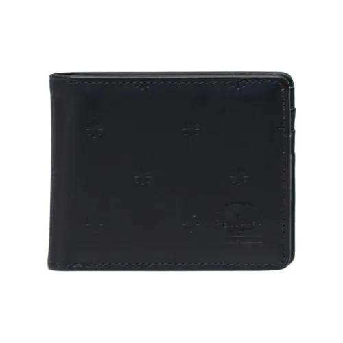 Herschel Веганская кожа Кошелек Унисекс Черный цветок