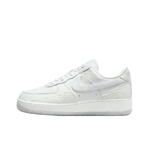 Nike Air FORCE 1 Slip-on Устойчивые к истиранию Низкий Топ Скейтбординг Кроссовки Женские Белые