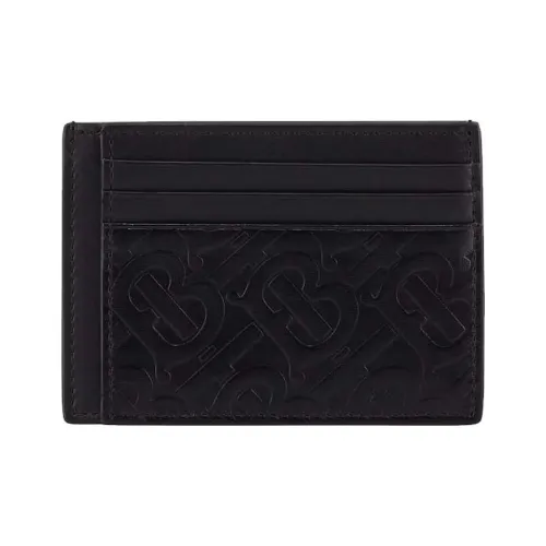 Burberry Телячья кожа Держатель для карт Стандартный Мужской Черный