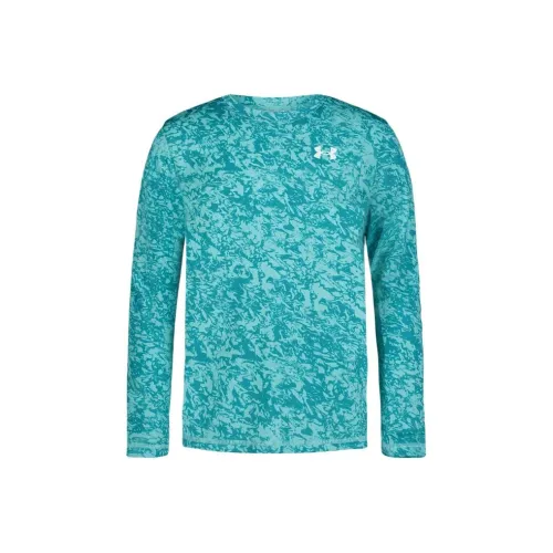 Under Armour UA UPF Undertow T-Shirt Изумрудная Детская