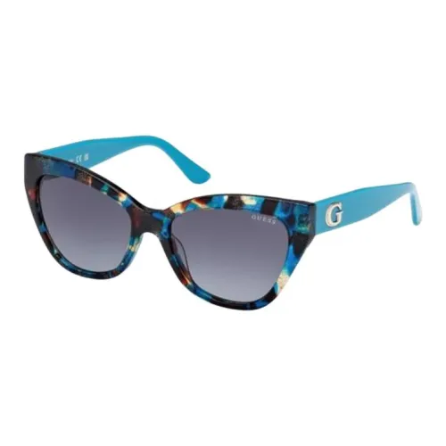 GUESS Ацетатные солнцезащитные очки "Эфирная бабочка" женские синие