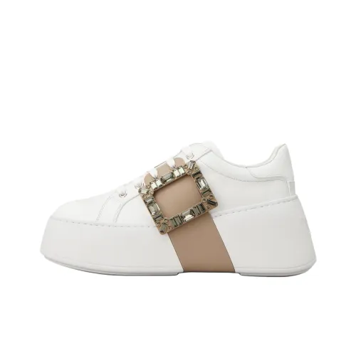 Roger Vivier VIV' Skate Low Топ Повседневная обувь Женская Белая