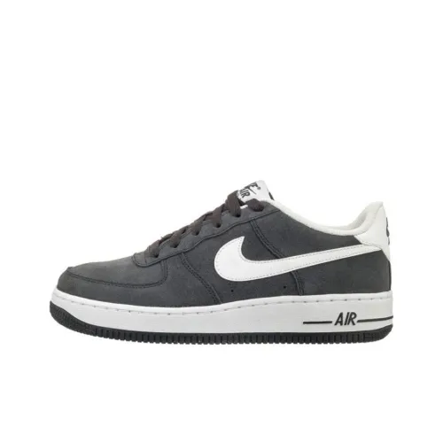 Nike Air Force 1 Амортизация Износостойкие Низкие Кроссовки для скейтбординга Женские Черный Белый