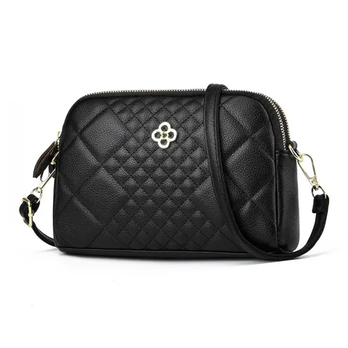 Boniu ПУ (полиуретан) Сумка через плечо Стандартная Женская Черная