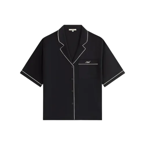 Kith Женские Рубашки Черного Цвета