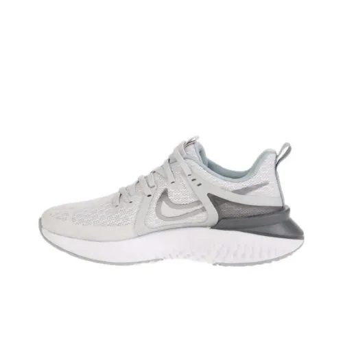 Nike Legend React 2 Устойчивые к истиранию Дышащие Низкие Беговые кроссовки Женские Бежевые