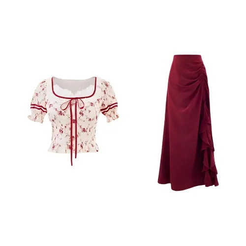 VKXOW Женские комплекты с юбкой