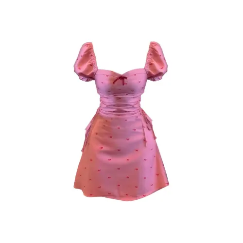 BVODE Короткий рукав Платье Женское