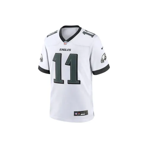 nike NFL A.J. Коричневый Philadelphia Eagles Регби Джерси Мужской Белый