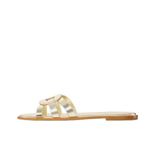 DIOR D Club Слипоны Женские Золотые