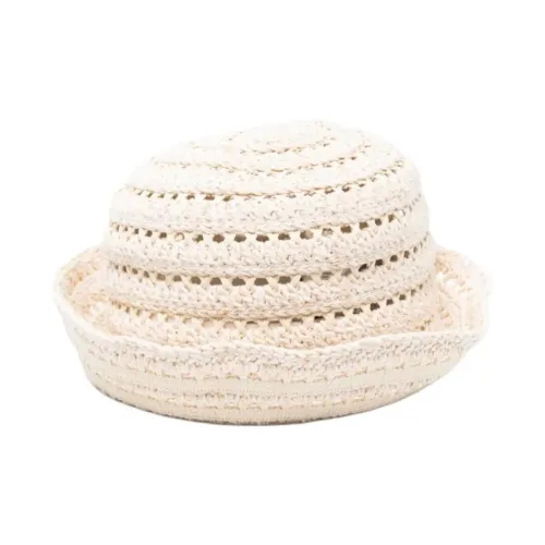 PESERICO Хлопок Вискоза Полиэстер Шапки и Кепки Женские Светлый Бежевый