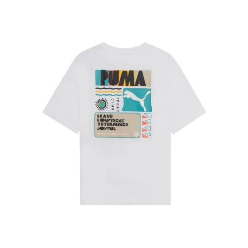 PUMA Белая Мужская Футболка