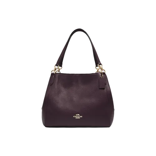 COACH Hallie Кожа Одно плечо Сумка Женская Фиолетовая