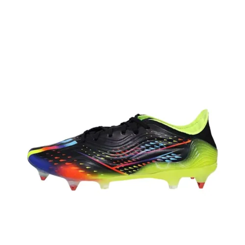 Adidas Copa Sense.1 SG Мягкая трава Устойчивая к истиранию Футбольные бутсы Унисекс Черный Желтый