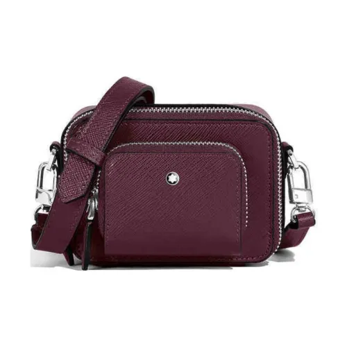 MONTBLANC Сумка через плечо из коровьей кожи Mini Женская Бордовый Красный