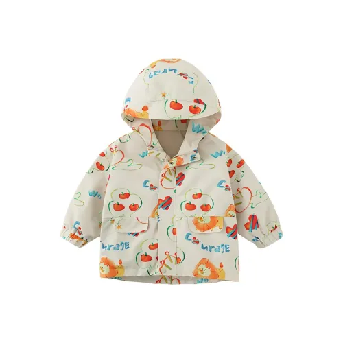 CICIIBEAR Тренчкот Облачный Белый Дети Возраст 3-7 Лет