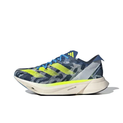 Adidas Adizero Adios Pro 3 Slip-resistant Abrasion-resistant Low Top Casual Running Shoes Women's Blue Adidas Adizero Adios Pro 3 Противоскользящий Устойчивый к истиранию Низкий Топ Повседневные Беговые Кроссовки Женские Синий