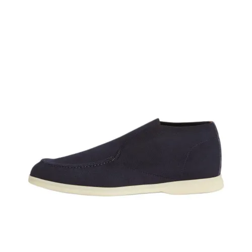 Loro Piana Ботильоны Navy Синий Мужской