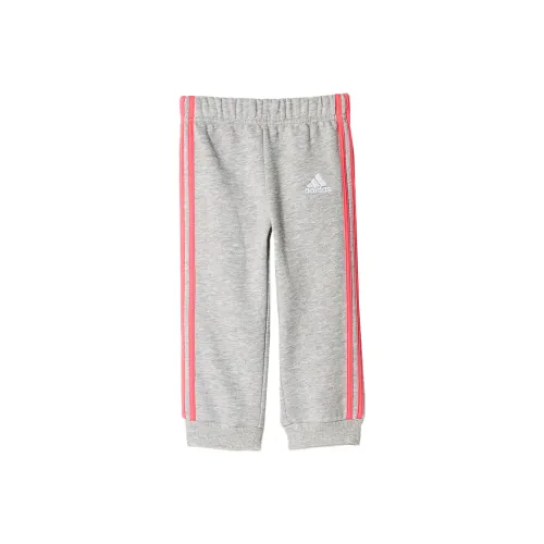 Infant and Toddler Adidas Вязаные Тренировочные Штаны Средний Фотиния Серый Необычный Розовый Белый