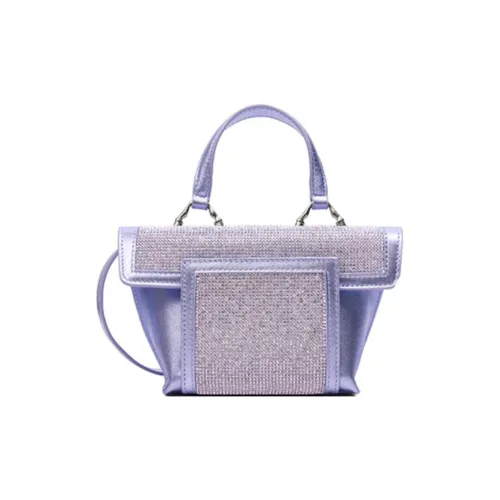 Azzurra Gronchi Сумка через плечо из коровьей кожи маленькая сумка женская фиолетовая