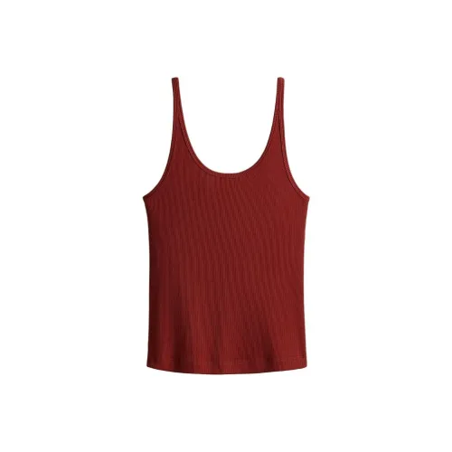 H&M Ржаво-красные Женские Майки