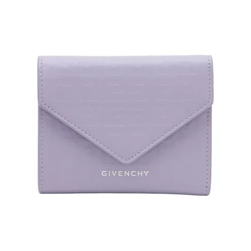 Givenchy Кошелек из коровьей кожи мини женский фиолетовый
