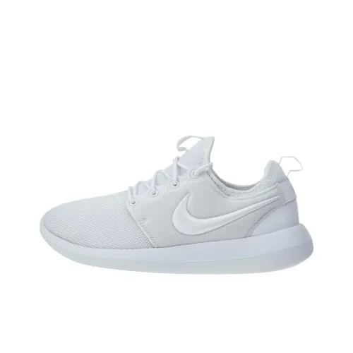 Nike Roshe Two Устойчивые к истиранию Низкие Кроссовки для бега Повседневные Женские Белые