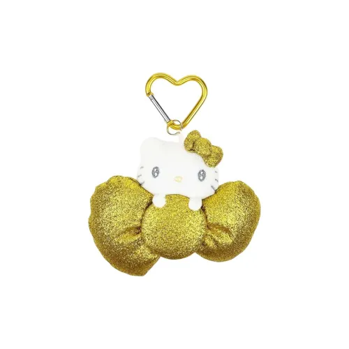 Санрио Сердце Формированный Альпинистский Карабинер Брелок для Сумки Мерч Женский Золотой