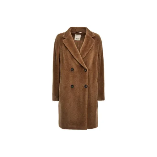'S MAX MARA Коричневое Женское Пальто