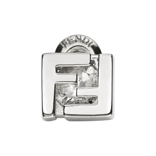 FENDI Серьга FFСерьга Серебристого Цвета