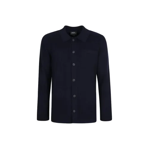 A.P.C Куртки и Пальто Мужской Синий