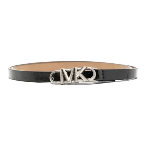 MICHAEL KORS Кожаные ремни Женские Черный 1,2CM