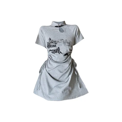 JOSR Короткий рукав Платье Женское