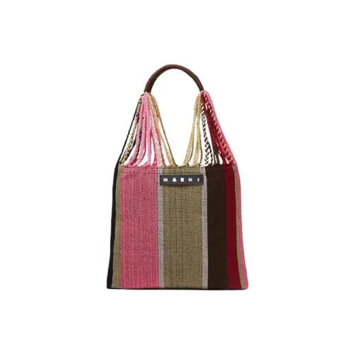 MARNI Ткань Hammock Сумка Средний Женские Розовый Зеленый Красный