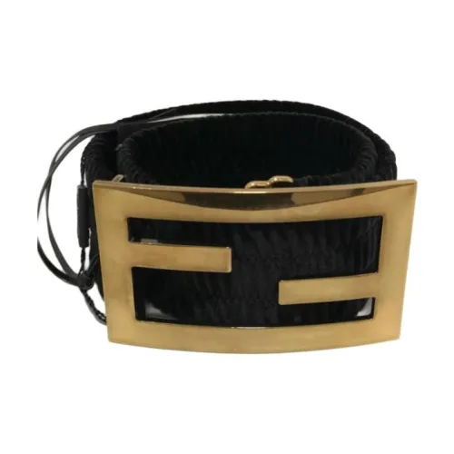 FENDI Ткань Ремень Женские Черный