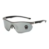 Серый Оправа с Белыми Зеркальными Линзами