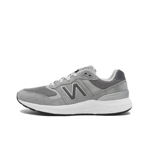 New Balance NB Свежий Foam 880 v6 Амортизация Износостойкий Низкий Топ Беговые кроссовки Мужские Серый Белый