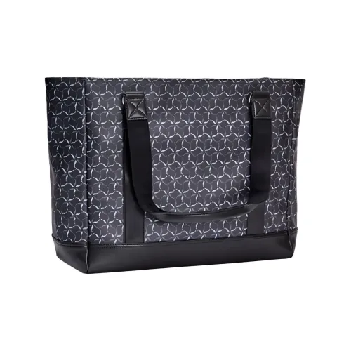 LI NING 1990 Нейлоновая сумка-тоут сумка через плечо унисекс чисто черная