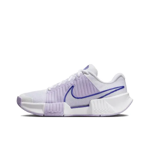 Nike GP Challenge Pro Амортизация Низкий Топ Теннисные Кроссовки Женские Белый Фиолетовый