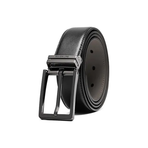 SAMSONITE Ремни из коровьей кожи мужской черный ширина 3,3 см